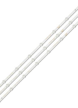 Led підсвітка tv 40" dled39.5mxy 3x8 0004 le40ct5030ak dexp f40d7100m f40f7000m/w rubin rb-40d5ft2c 3шт.