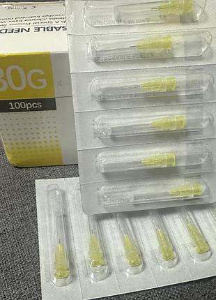 Игла 30g x 4 мм для мезотерапии и биоревитализации