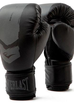 Перчатки боксерские everlast prospect 2 boxing glove черный, серый уни 8 унций p00002972