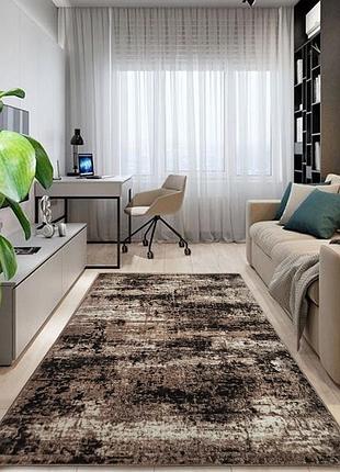 Ковер 2.5 х 3.5 м бежево-коричневый espresso beige / d.brown 02618a
