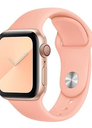 ​ремінець для apple watch 42/44/45/46/49 mm sport band grapefruit рожевий s/m