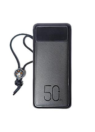 Павербанк veger tank boost 56000mah 207wh pd 130w, type-c (20v/5a), qc 3.0, pps, 3×usb, фонарик, power bank