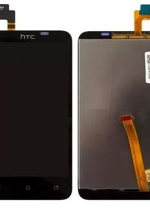 Дисплей htc desire x (t328e) с тачскрином черный