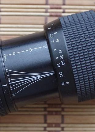Объектив prakticar pb 70-210mm 4-5.6 mc pentacon praktica pb с фильтром и крышкой
