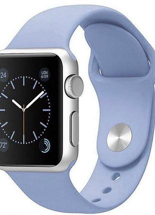 Ремешок для apple watch 42/44/45/46/49 mm sport band sky blue голубой s/m