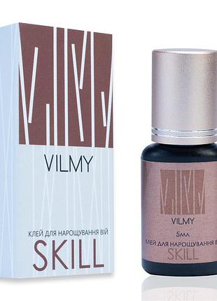 Клей vilmy skill для наращивания ресниц 1 сек 7-8 недель 5 ml, установка, сервисное обслуживание