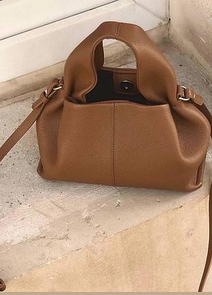 Сумка polene numero neuf brown