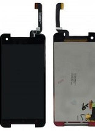 Дисплей для htc t7373 touch pro 2 с тачскрином черный