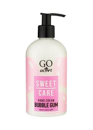 Крем для рук go active care hand cream bubble gum, зволожуючий, жуйка, 350ml