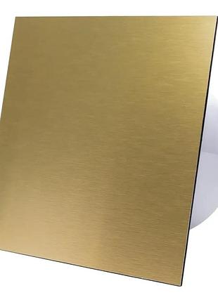Вентилятор для ванной комнаты ecovent decora ø125 глянцевый, 140 м³/ч сатиново-золотий матовий