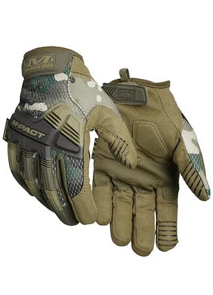 Тактические перчатки mechanix m-pact (пара) мультикам