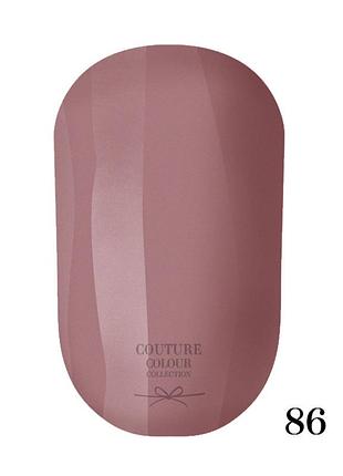 Гель-лак couture colour gel polish №86 розовый шоколад, 9ml