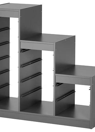 Каркас стелажа trofast 99х44х94 см ikea 100.914.53 305.739.31, сірий
