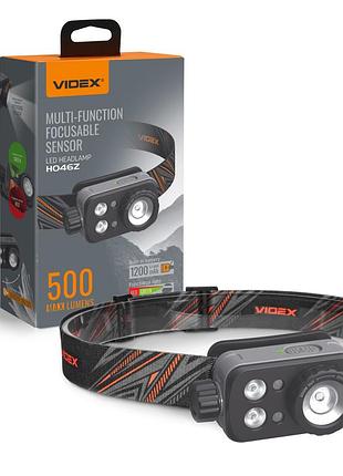 Светодиодный налобный фонарь videx vlf-h046z 500lm 5000k