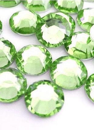Стрази peridot ss12 (3,2 мм).цина за 100 шт.