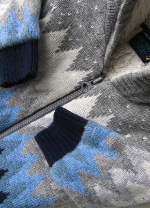 Теплая кофта свитер реглан бомбер худи с капюшоном next3 фото