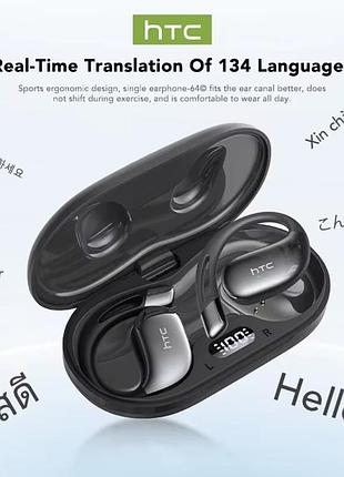 Спортивные bluetooth наушники htc hd bass с ai-перекладателем 134 языка ne57 black