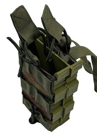 Подсумок для магазинов ак-74 / 47 двойной открытый жесткий з пластиком мультикам