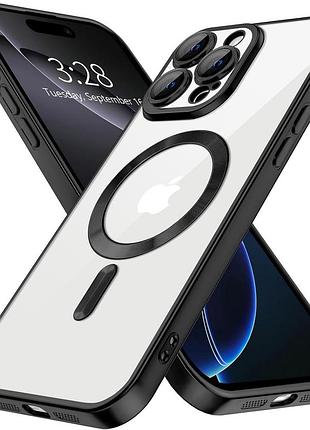 Чохол fiji chrome для apple iphone 16 pro з magsafe та захистом камер матовий titanium black