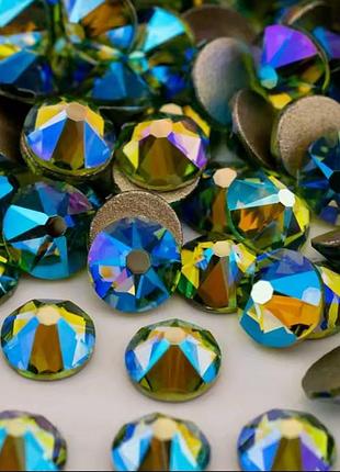 Стрази xirius crystals, колір peridot ab, ss16 (3,8-4,0 мм), опт (~1400шт)