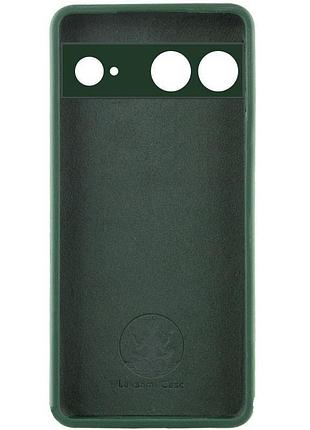 Чехол silicone cover ummi lakshmi full camera (aa) для google pixel 7 зеленый / dark green 2