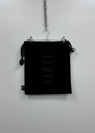 Крута сумка пильник puma fenty by rihanna drawstring shoes bag black