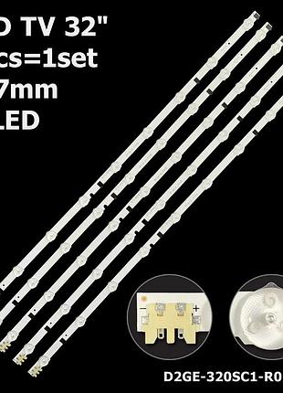 Підсвітка d2ge-320sc0-r3 d2ge-320sco-r3 2013svs32h 5шт. 657