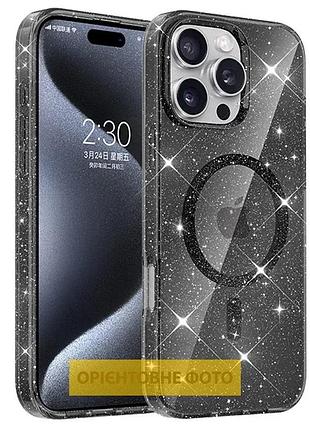 Чехол tpu eclipse sparkle (magfit) для apple iphone 16e / 17e (6.1 дюйма) black