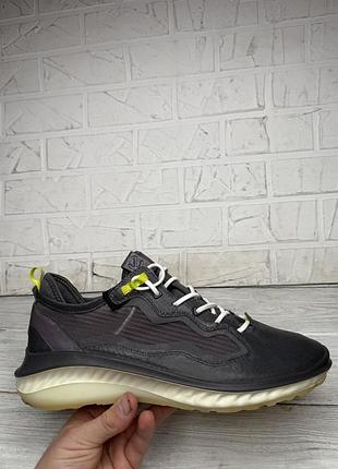 Мужские кожаные кроссовки ecco st.360 m размер 43-44