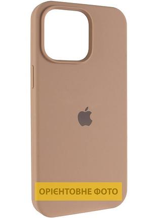 Чехол silicone case full protective (aa) для apple iphone 16e / 17e (6.1 дюйма) бежевый / desert gold
