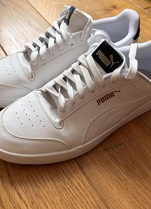 Чоловічі кросівки puma, білого кольору.