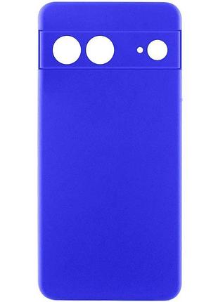 Чехол silicone cover lakshmi full camera (aa) для google pixel 8 синий / iris