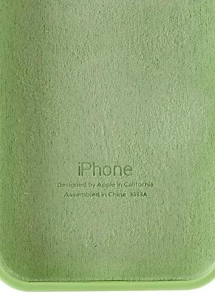 Чехол silicone case full protective (aa) для apple iphone 16e / 17e (6.1 дюйма) мятный / mint 4
