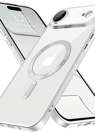 Чехол fiji chrome для apple iphone 17 air с magsafe и защитой камер матовый titanium white