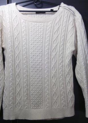 Эффектный стильный свитер " esprit" разм м шерсть/ангора 36-40