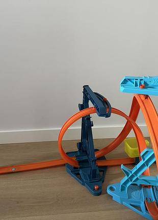 Трек hot wheels track builder unlimited infinity loop kit безкінечна петля (gvg10)
