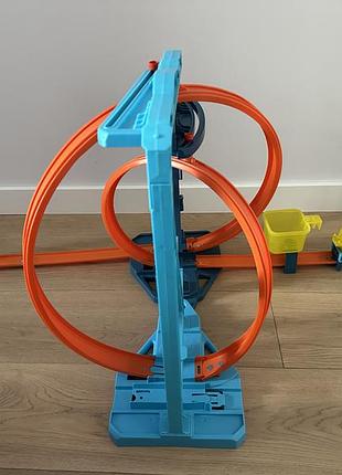 Трек hot wheels track builder unlimited infinity loop kit безкінечна петля (gvg10) 3