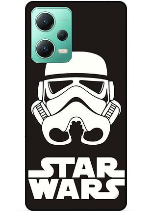 Силиконовый бампер чехол для xiaomi redmi note 12 5g с рисунком звездные войны star wars звездные войны