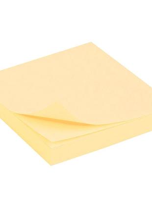 Бумага для заметок самоклеящаяся dscn0620(yellow) 100 шт, 76х76 мм
