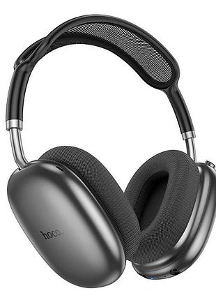Бездротові накладні bluetooth навушники hoco w55 plus гарнітура з мікрофоном grey