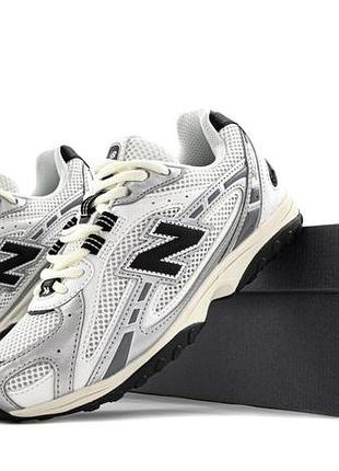 Кросівки new balance 204l white silver black