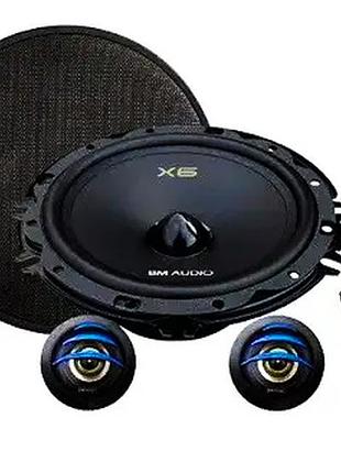 Автоакустика 16см 250w 2х полосные компонентные boschmann bm audio f-628-x6