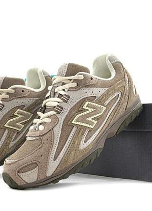 Замшевые кроссовки new balance 204l brown