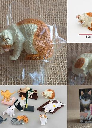 Коллекционная фигурка домашний кот, веселые кошки, котик neargo collection vol.4 sweet bandai кот умывается