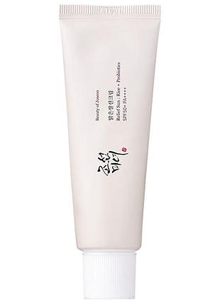 Сонцезахисний крем beauty of joseon relief sun rice + probiotic spf 50+, 50 мл