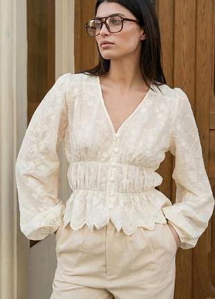 Трендова блуза asos чорна xs (eu 32)