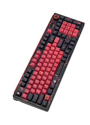 Игровая магнитная клавиатура valkyrie vk99 gaming itachi uchiha с комбинированным подключением, rgb подсветкой, tft-экраном