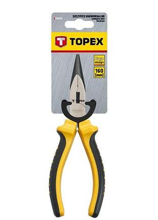 Плоскогубцы удлиненные прямые topex, 160мм 3