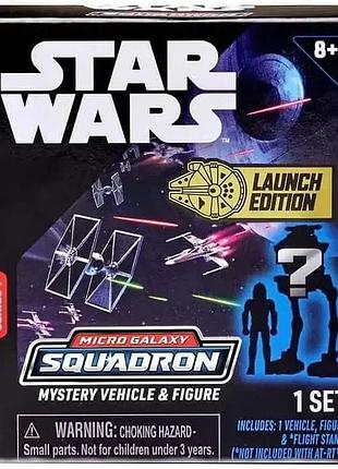 Игровая коллекционная фигурка star wars blind vehicle транспорт и фигурка 5см, в ас.