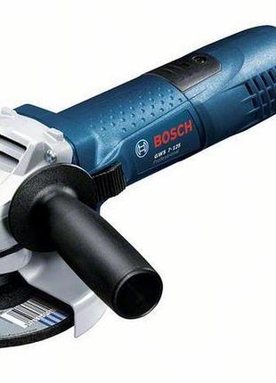Шлифмашина угловая bosch professional gws 7-125 125мм 720вт 11000об/мин 1.9кг
